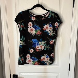 Ted Baker Black Floral Blouse